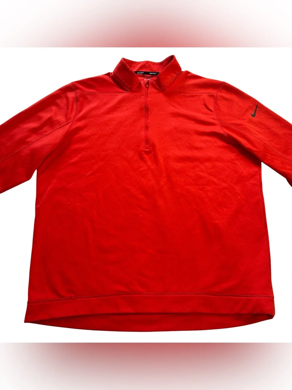 Nike Golf Therma Repel 1/2 Zip Pullover Men’s 2XL Varsity Red Jacket AR2600-634